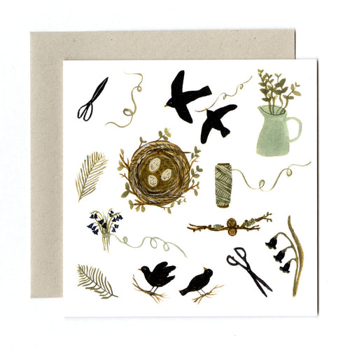 Pieces of String card