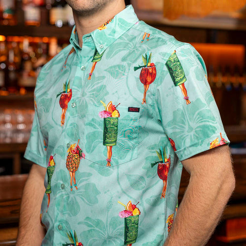 RSVLTS RSVLTS Short Sleeve Shirt Pin-up Punch  – KUNUFLEX Short Sleeve Shirt Pin-up Punch  – KUNUFLEX Short Sleeve Shirt