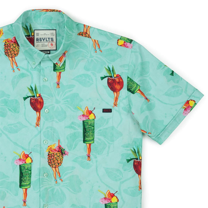 RSVLTS XS RSVLTS Short Sleeve Shirt Pin-up Punch  – KUNUFLEX Short Sleeve Shirt Pin-up Punch  – KUNUFLEX Short Sleeve Shirt