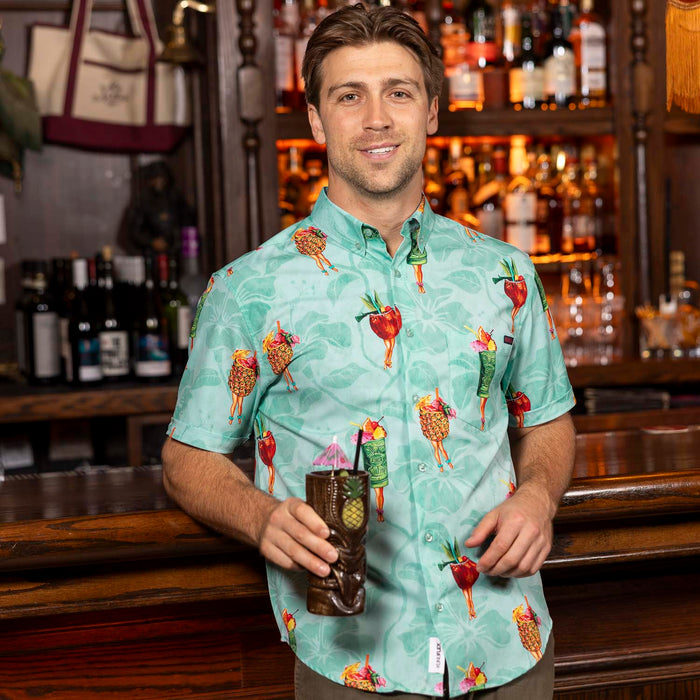 RSVLTS RSVLTS Short Sleeve Shirt Pin-up Punch  – KUNUFLEX Short Sleeve Shirt Pin-up Punch  – KUNUFLEX Short Sleeve Shirt
