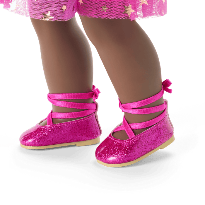 Pink Party-Ready Dresses for Girls & 18-inch Dolls