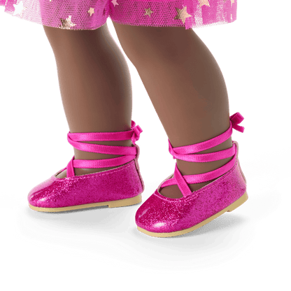 Pink Party-Ready Dresses for Girls & 18-inch Dolls