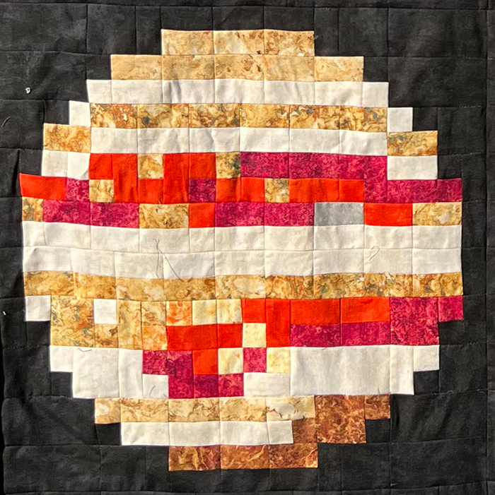 Pixelated Galaxy Quilt a Long Block 7 - Jupiter PDF Pattern