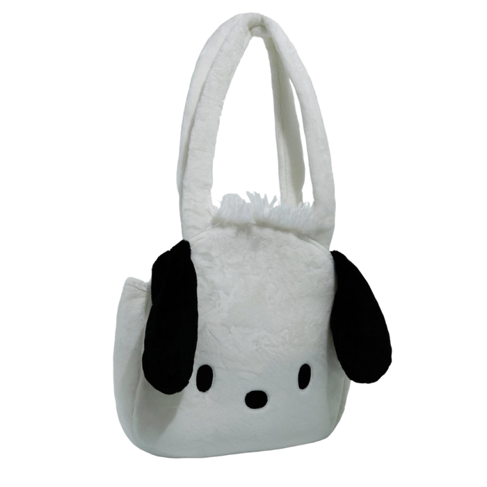 Pochacco Face Plush Tote Bag Bags BIOWORLD