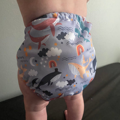 POCKET DIAPER 3.0 WITH INSERTS - 6 PACK(A-Animals' Love)