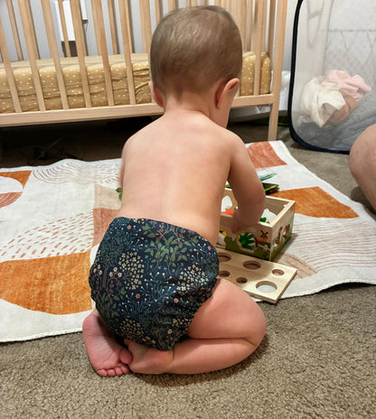 POCKET DIAPER 3.0 WITH INSERTS - 6 PACK(Blossom)