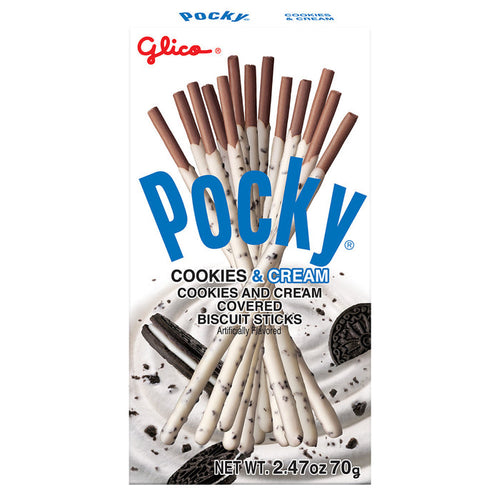 Pocky Cookies 'N Cream Cookie Sticks - 10 Count
