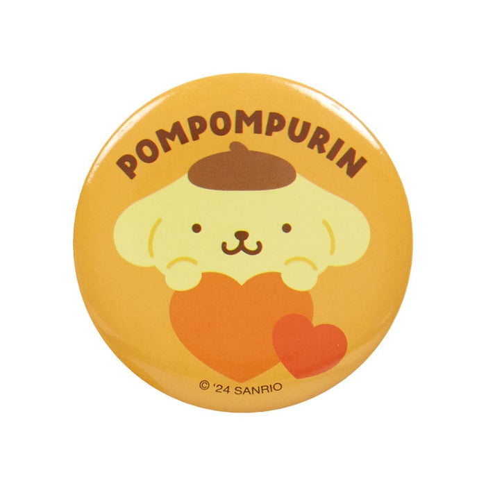 Pompompurin Mini Pouch and Pin Set (Big Heart Series) Bags Japan Original
