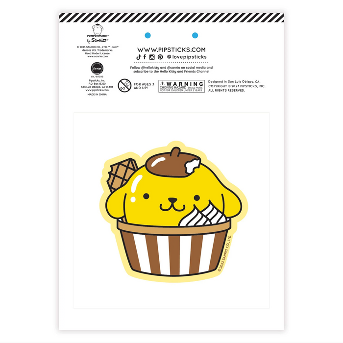 Pompompurin x Pipsticks Café Cruiser Scratch 'n Sniff (2ct) Stationery Pipsticks Inc
