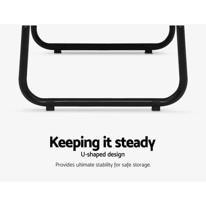 Portable Clothes Rack Garment Hanging Stand Closet Storage Organiser Shelf Home -Home Living Store - -