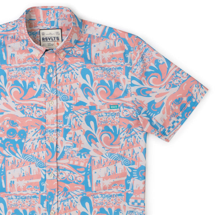 RSVLTS XS RSVLTS Short Sleeve Shirt Positano – KUNUFLEX Short Sleeve Shirt Positano – KUNUFLEX Short Sleeve Shirt