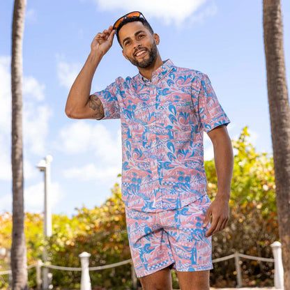 RSVLTS RSVLTS Short Sleeve Shirt Positano – KUNUFLEX Short Sleeve Shirt Positano – KUNUFLEX Short Sleeve Shirt