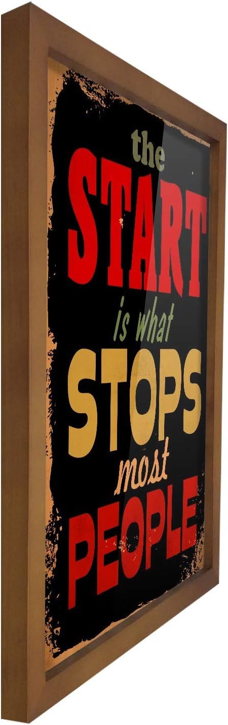Poster Hub The Start Motivational Art Decor