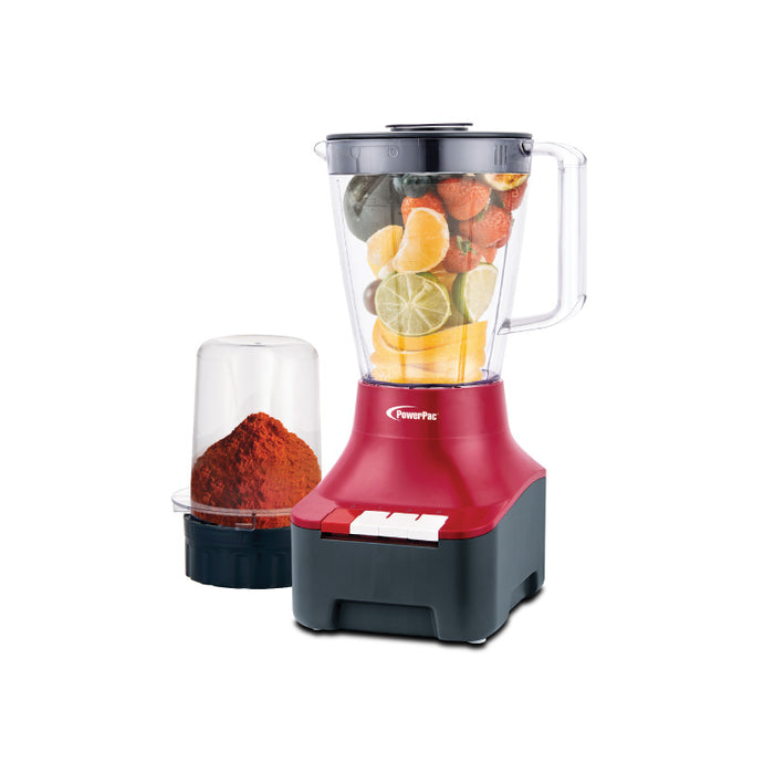 PowerPac 2 IN 1 Blender For Grinding 0.5L & Blending 1.5L (PPBL900)