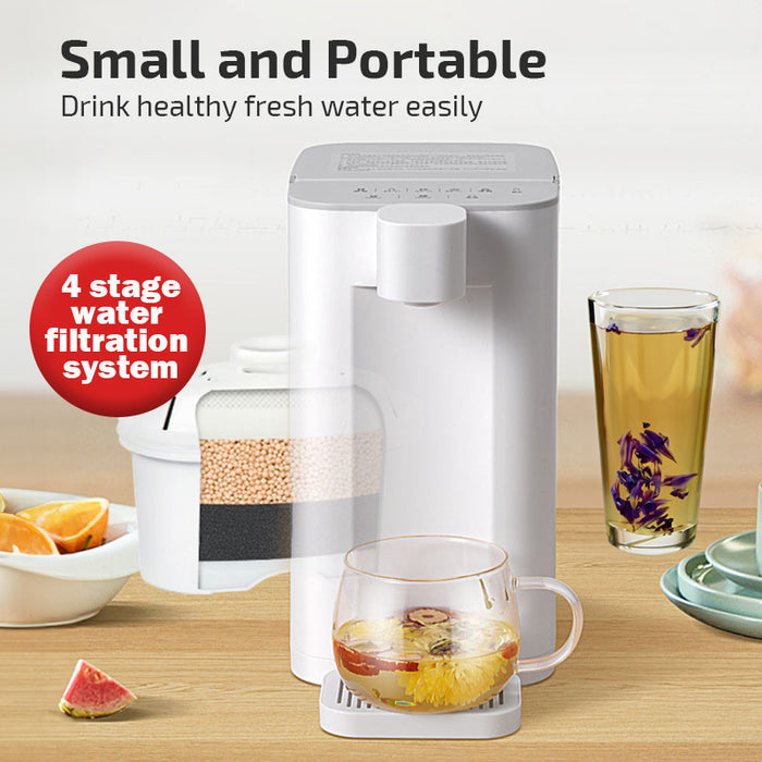 PowerPac 3L Instant Water Dispenser Hot & Room Temperature, 5 Temperature, Safety Lock, Water Purifier, Water Filters(PPA70/2)
