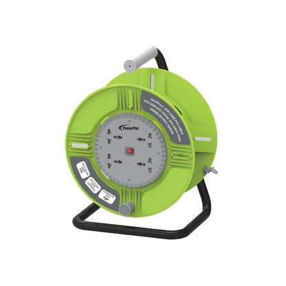 PowerPac Cable Reel 30M Portable Cable Reel, Extension Socket, Power Reel, Power Cord (PP830)