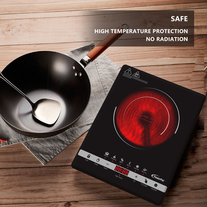 PowerPac Ceramic Cooker Infrared Cooker (Any Pot) 2000 Watts  (PPIC836)