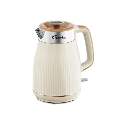 PowerPac Cordless Kettle Jug, Electric Kettle Jug 1.8L Cool Touch Insulation (PPJ2030)White