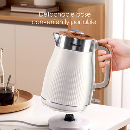PowerPac Cordless Kettle Jug, Electric Kettle Jug 1.8L Cool Touch Insulation (PPJ2030)Black