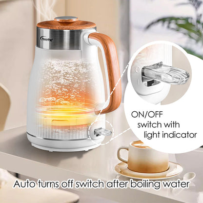 PowerPac Cordless Kettle Jug, Electric Kettle Jug 1.8L Cool Touch Insulation (PPJ2030)Black