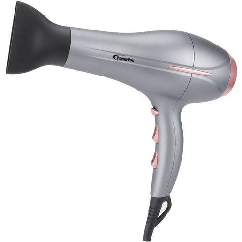PowerPac DC High Speed Hair Dryer with cool air, Professional Hair Dryer, 2200W (PPH9075A)