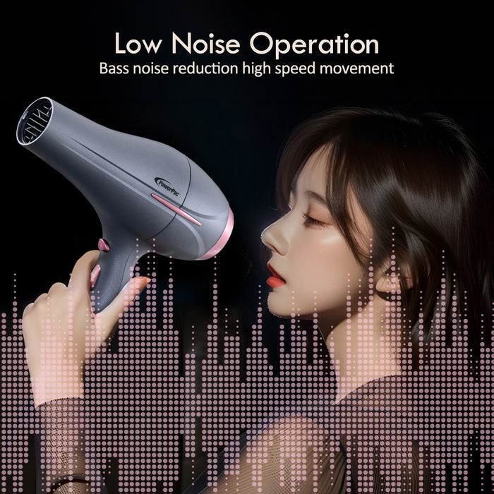 PowerPac DC High Speed Hair Dryer with cool air, Professional Hair Dryer, 2200W (PPH9075A)