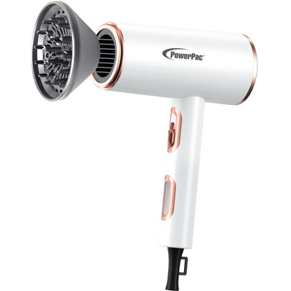 PowerPac DC High Speed Motor Hair Dryer with Diffuser, 2200W (PPH1327A)
