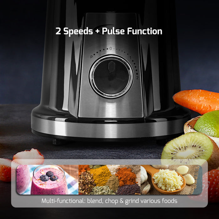 PowerPac High Power Blender and Grinder, Stainless Steel Blender (PPBL148)