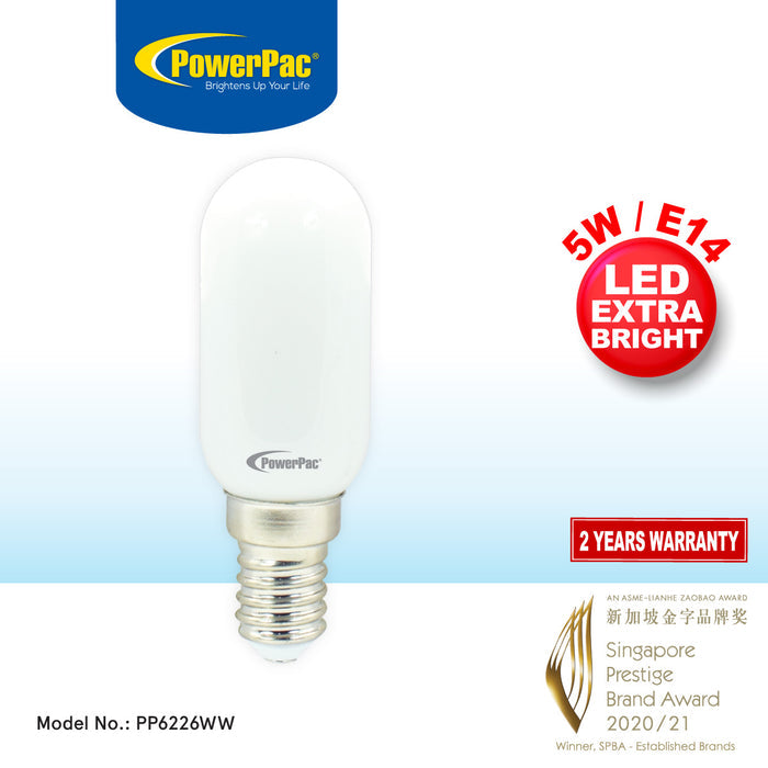 PowerPac LED Bulb, Picture Frame Bulb 5W E14 Warm White (PP6226WW)