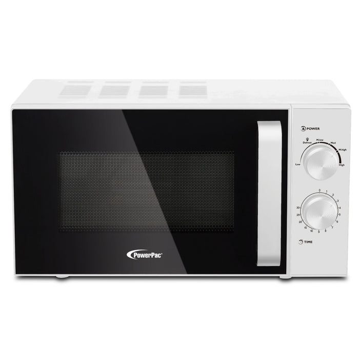 PowerPac Microwave oven 25L With 4 Power Level and Defrost Function (PPT725WH)