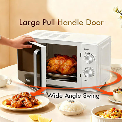 PowerPac Microwave oven 25L With 4 Power Level and Defrost Function (PPT725WH)