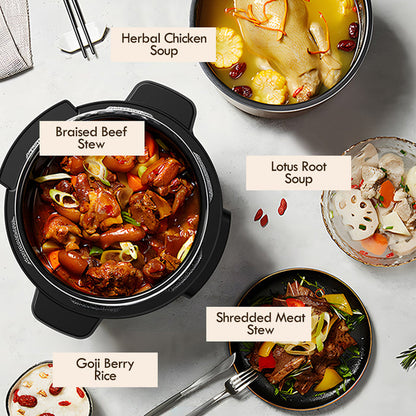 PowerPac Pressure Cooker Electric With Stainless Steel Pot 4L (PPC411+SSPOT)