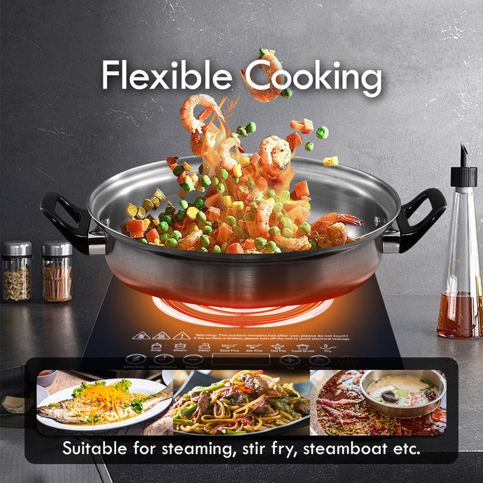 PowerPac Steamboat Induction Cooker with Stainless Steel Pot (PPIC888A)