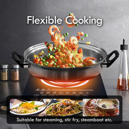 PowerPac Steamboat Induction Cooker with Stainless Steel Pot (PPIC888A)