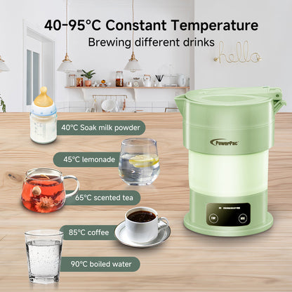 PowerPac Travel Jug, Universal Kettle Jug, 110V -240V Travel Jug, Foldable Jug , Kettle Jug(PPJ2024)