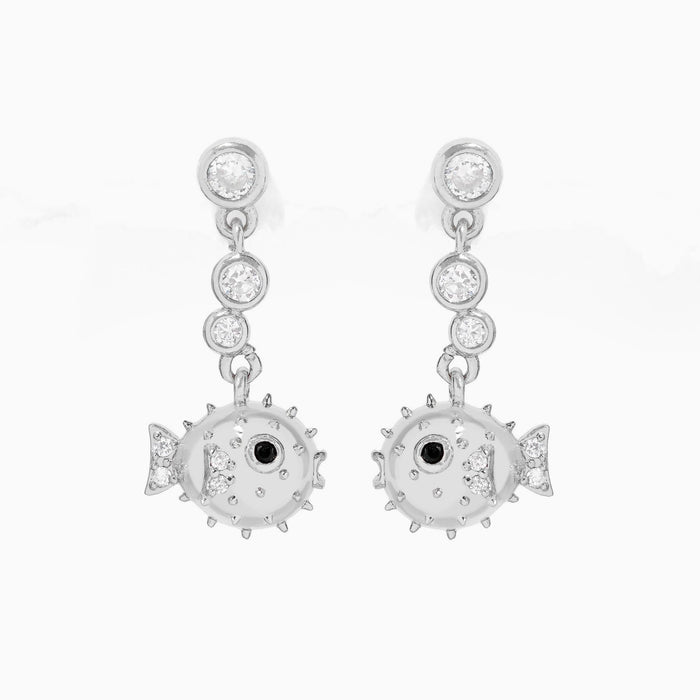 Pufferfish Dangle Earrings