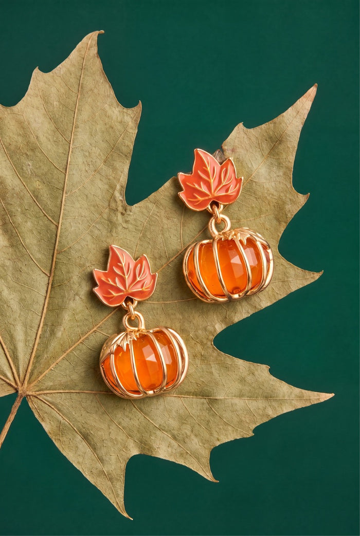 Pumpkin Patch Drop Earrings