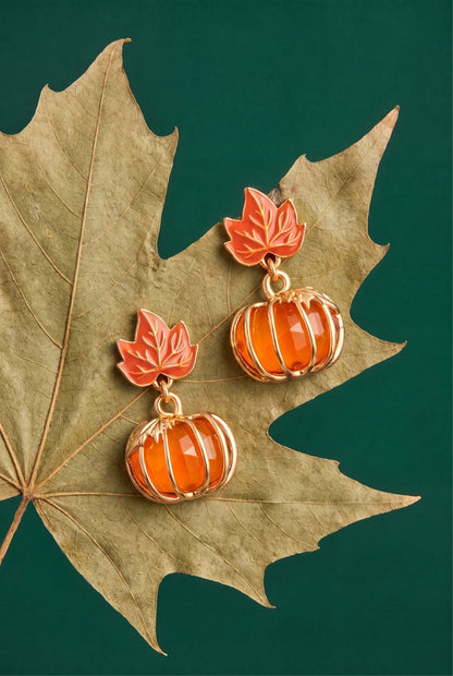 Pumpkin Patch Drop Earrings