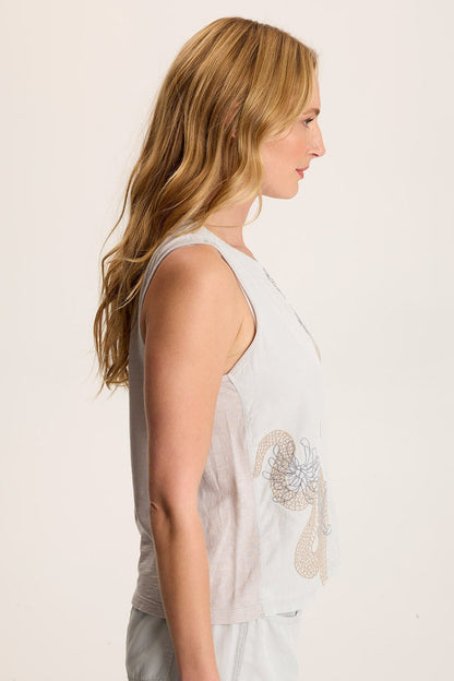 XCVI Quan Embroidered Tank