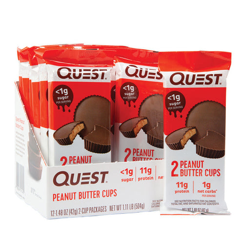Quest Bar Peanut Butter Protein Cups Twin Pack - 12 Count