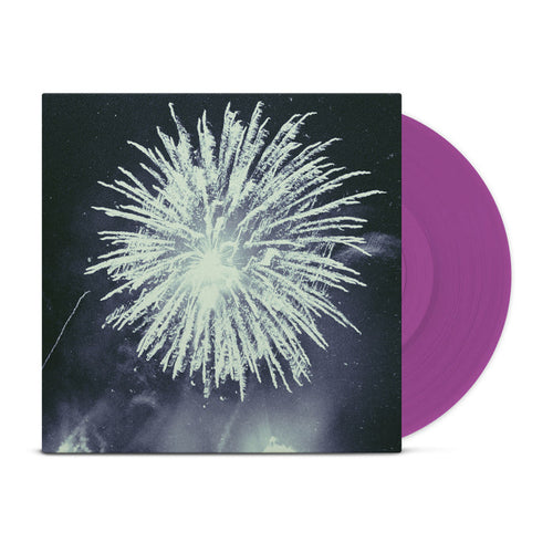 This limited pressing LP from Gatherers features a purple vinyl housed in a cover showcasing a bold white firework bursting against a dark night sky.