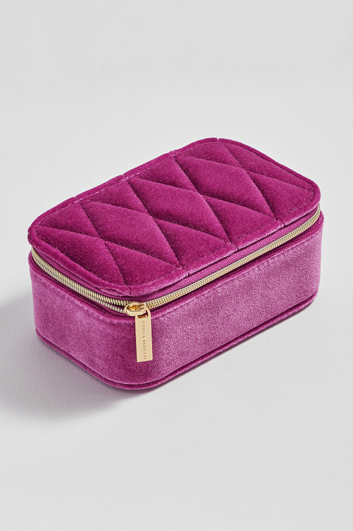 Quilted Lid Mini Jewellery Box