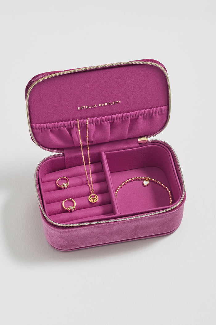 Quilted Lid Mini Jewellery Box