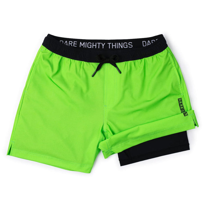 RSVLTS RSVLTS® DMT Collection "Neon Green" _ DMT Shorts 1.0 DMT Collection "Neon Green" _ DMT Shorts 1.0