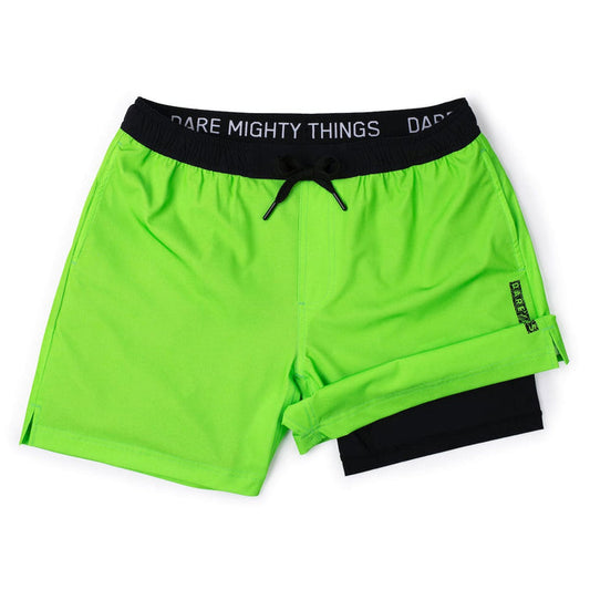 RSVLTS RSVLTS® DMT Collection "Neon Green" _ DMT Shorts 1.0 DMT Collection "Neon Green" _ DMT Shorts 1.0