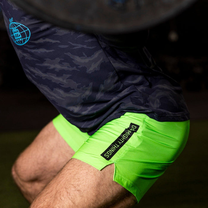 RSVLTS RSVLTS® DMT Collection "Neon Green" _ DMT Shorts 1.0 DMT Collection "Neon Green" _ DMT Shorts 1.0
