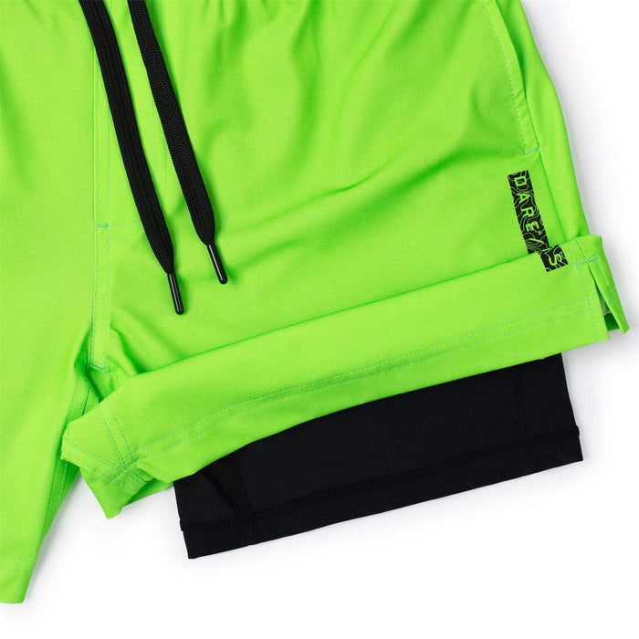 RSVLTS RSVLTS® DMT Collection "Neon Green" _ DMT Shorts 1.0 DMT Collection "Neon Green" _ DMT Shorts 1.0