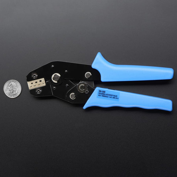 Ratcheting Crimper Pliers - 18-28 AWG by Adafruit - The Pi Hut