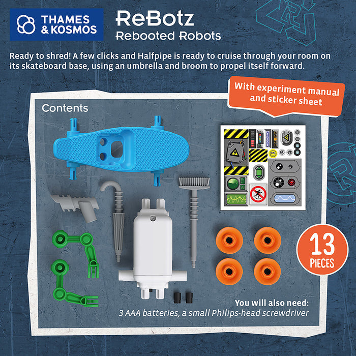 ReBotz: Halfpipe - The Shredding Skater Robot STEM Thames & Kosmos