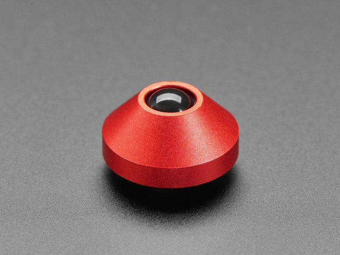 Red Anodized Aluminum Bumper Feet - Pack of 2 by The Pi Hut - The Pi Hut